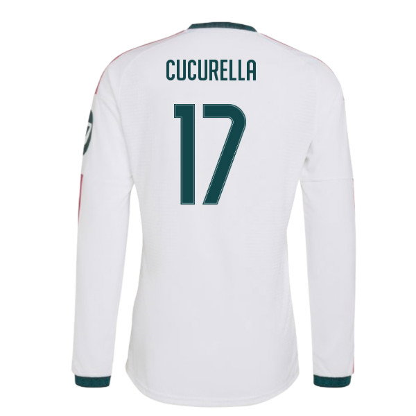 2026-2027 Real Madrid Authentic Long Sleeve Home Shirt (Cucurella 17)