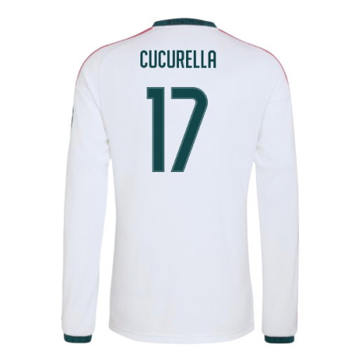 2026-2027 Real Madrid Long Sleeve Home Shirt (Cucurella 17)