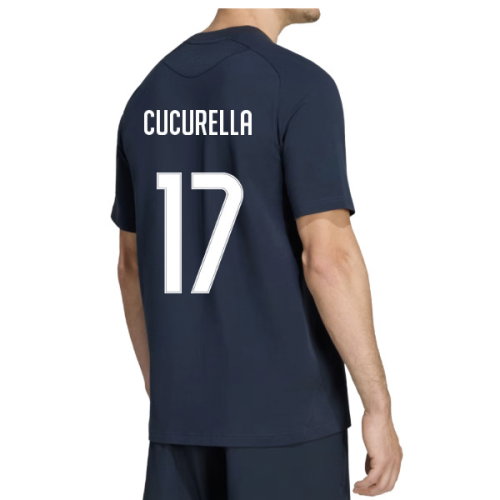 2026-2027 Real Madrid Tiro Travel Tee (Navy) (Cucurella 17)