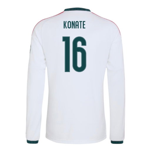 2026-2027 Real Madrid Long Sleeve Home Shirt (Konate 16)