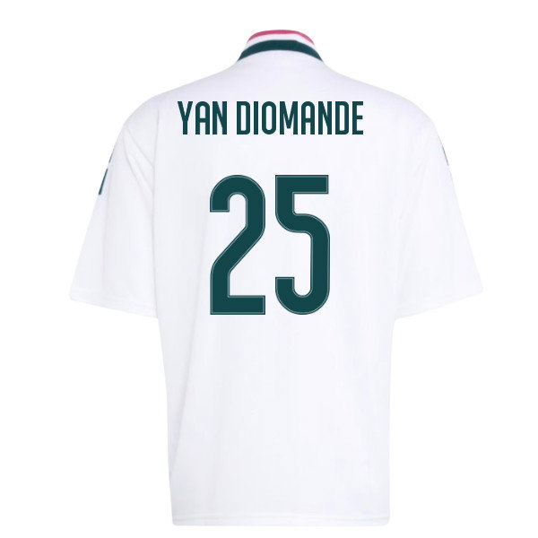 2026-2027 Real Madrid Stadium Jersey (White) (Yan Diomande 25)
