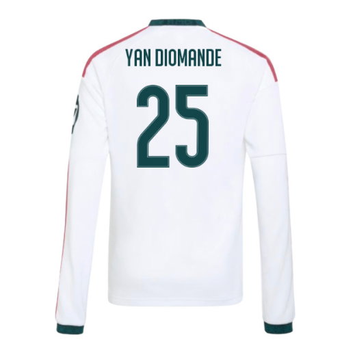 2026-2027 Real Madrid Long Sleeve Home Shirt (Kids) (Yan Diomande 25)