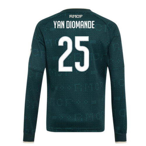 2026-2027 Real Madrid Away Long Sleeve Shirt (Kids) (Yan Diomande 25)