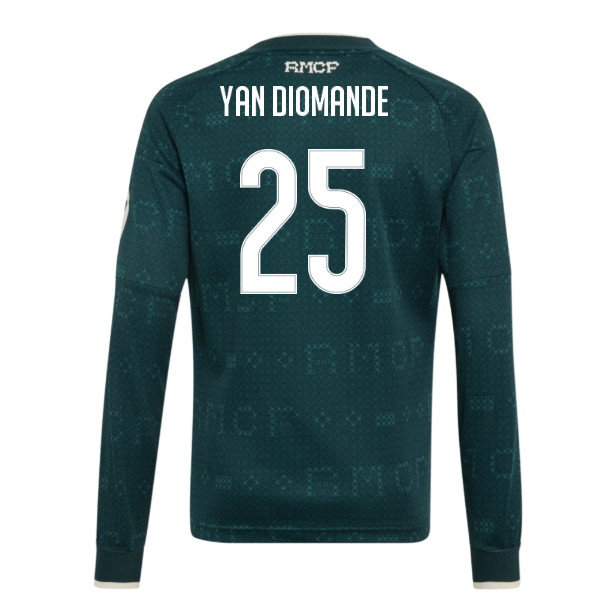 2026-2027 Real Madrid Away Long Sleeve Shirt (Kids) (Yan Diomande 25)