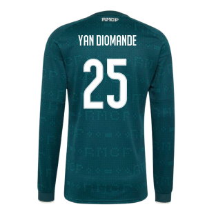 2026-2027 Real Madrid Long Sleeve Away Shirt (Yan Diomande 25)