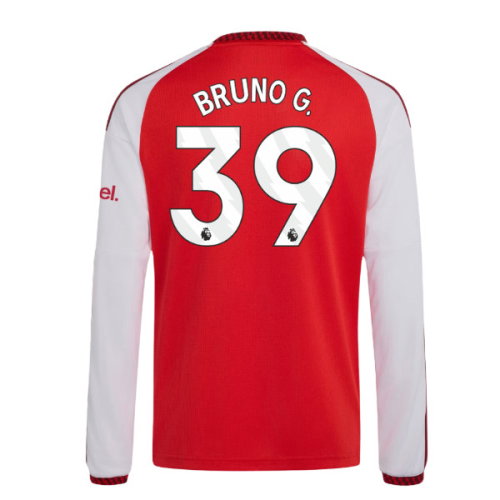 2026-2027 Arsenal Home Long Sleeve Shirt (Kids) (Bruno G. 39)