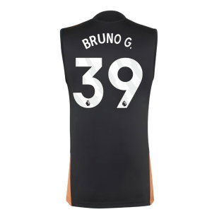 2026-2027 Arsenal Training Sleeveless Jersey (Black) (Bruno G. 39)