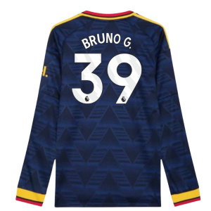 2026-2027 Arsenal Authentic Long Sleeve Away Shirt (Bruno G. 39)