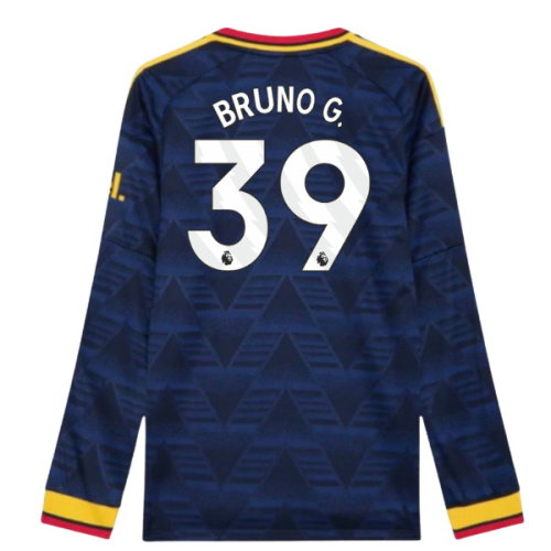 2026-2027 Arsenal Authentic Long Sleeve Away Shirt (Bruno G. 39)