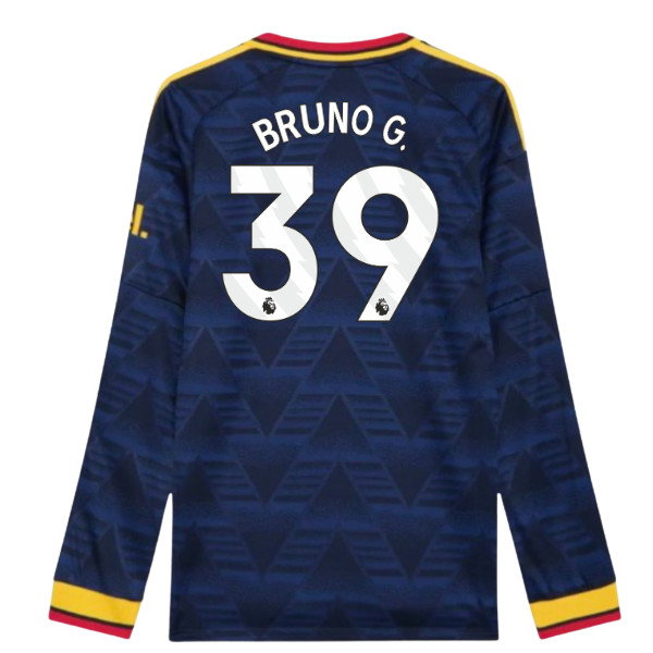 2026-2027 Arsenal Authentic Long Sleeve Away Shirt (Bruno G. 39)