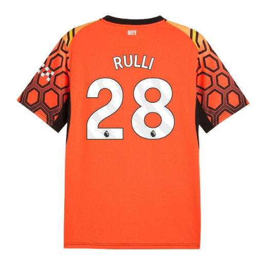 2026-2027 Man City Goalkeeper Shirt (Orange) (Rulli 28)