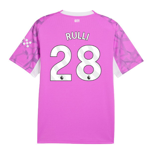 2026-2027 Man City Goalkeeper Shirt (Electric Orchid) (Rulli 28)