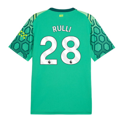 2026-2027 Man City Goalkeeper Shirt (Green) (Rulli 28)