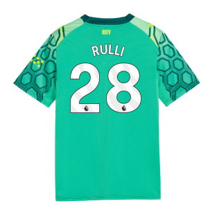 2026-2027 Man City Goalkeeper Shirt (Green) - Kids (Rulli 28)