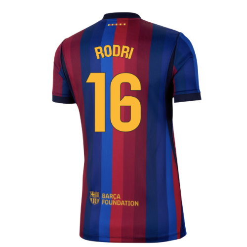 2026-2027 Barcelona Home Shirt (Womens) (Rodri 16)
