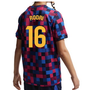 2026-2027 Barcelona Pre Match Shirt (Kids) (Rodri 16)