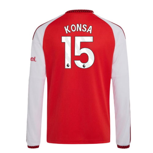 2026-2027 Arsenal Home Long Sleeve Shirt (Kids) (Konsa 15)