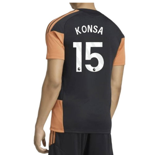 2026-2027 Arsenal Training Jersey (Black) (Konsa 15)