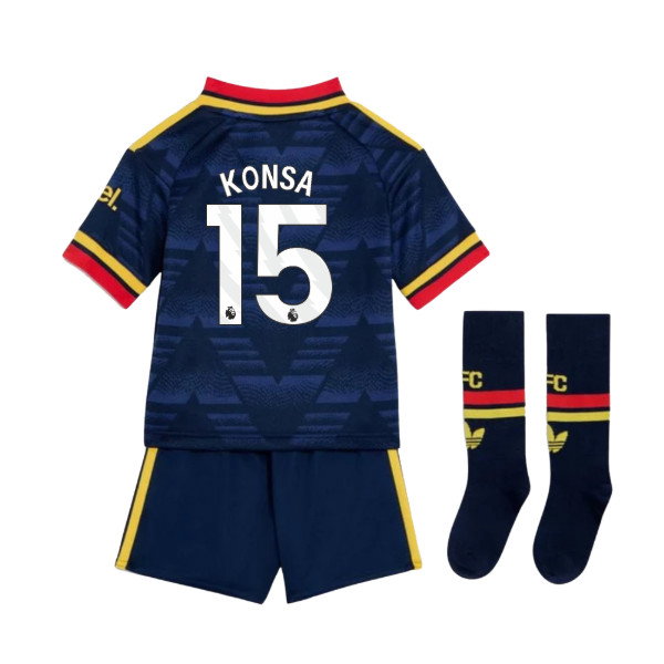2026-2027 Arsenal Away Mini Kit (Konsa 15)