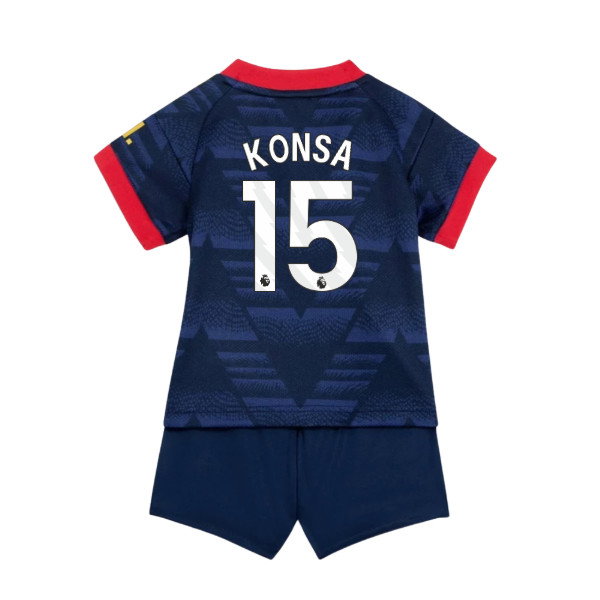 2026-2027 Arsenal Away Baby Kit (Konsa 15)