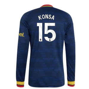 2026-2027 Arsenal Away Long Sleeve Shirt (Konsa 15)