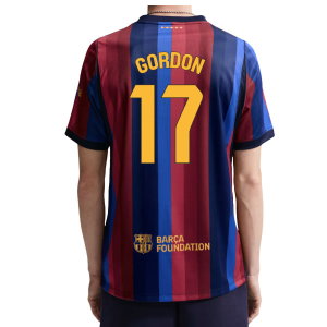 2026-2027 Barcelona Home Shirt (Gordon 17)