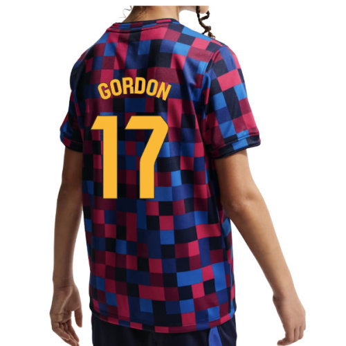 2026-2027 Barcelona Pre Match Shirt (Kids) (Gordon 17)