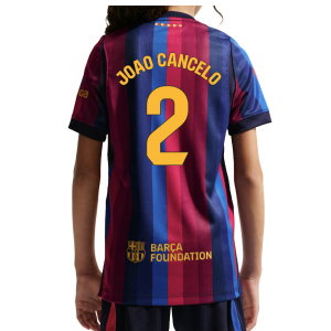 2026-2027 Barcelona Home Shirt (Kids) (Joao Cancelo 2)