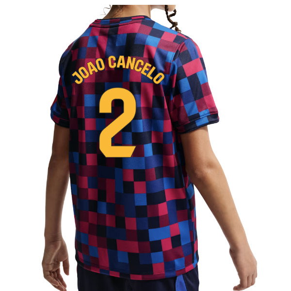 2026-2027 Barcelona Pre Match Shirt (Kids) (Joao Cancelo 2)