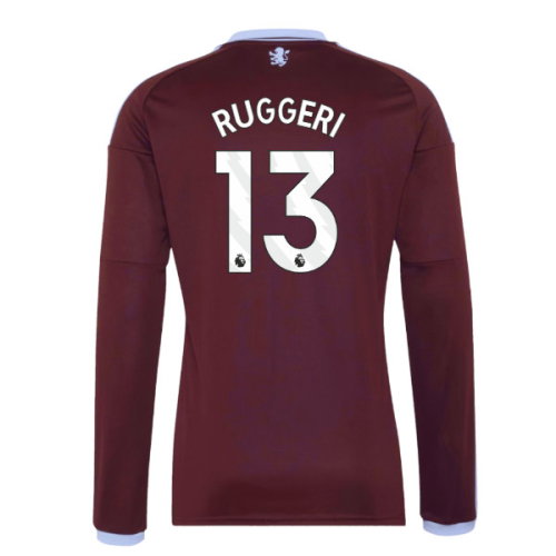 2026-2027 Aston Villa Long Sleeve Home Shirt (Ruggeri 13)