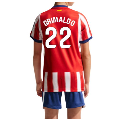2026-2027 Atletico Madrid Home Shirt (Kids) (Grimaldo 22)