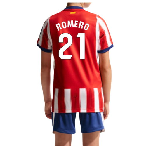 2026-2027 Atletico Madrid Home Shirt (Kids) (Romero 21)