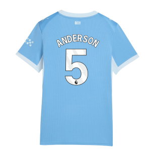 2026-2027 Man City Home Shirt (Womens) (Anderson 5)
