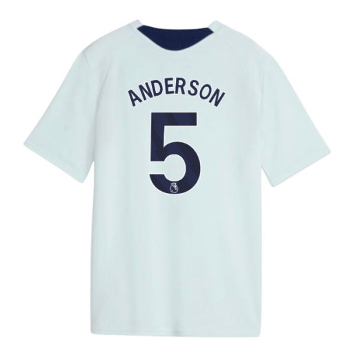 2026-2027 Man City Training Jersey (Dewdrop) - Kids (Anderson 5)