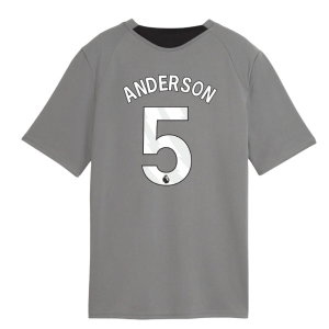 2026-2027 Man City Training Jersey (Cast Iron) - Kids (Anderson 5)