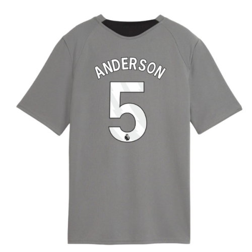 2026-2027 Man City Training Jersey (Cast Iron) - Kids (Anderson 5)