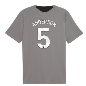 2026-2027 Man City Training Jersey (Cast Iron) (Anderson 5)