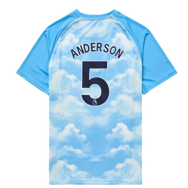 2026-2027 Man City Warm Up Jersey (Icy Blue) (Anderson 5)