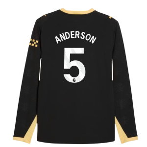 2026-2027 Man City Authentic Long Sleeve Away Shirt (Anderson 5)