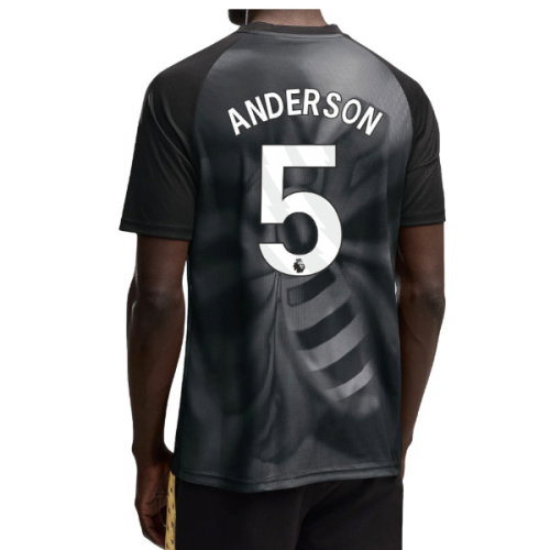 2026-2027 Man City Warm Up Jersey (Black) (Anderson 5)