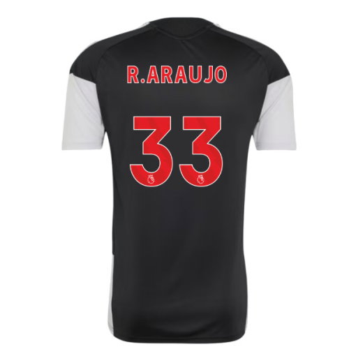 2026-2027 Liverpool Training Jersey (Black) (R.Araujo 33)