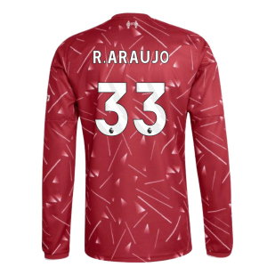 2026-2027 Liverpool Long Sleeve Home Shirt (R.Araujo 33)