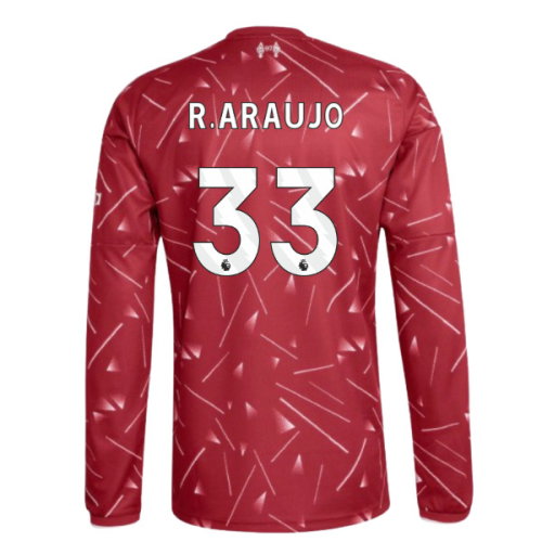 2026-2027 Liverpool Long Sleeve Home Shirt (R.Araujo 33)