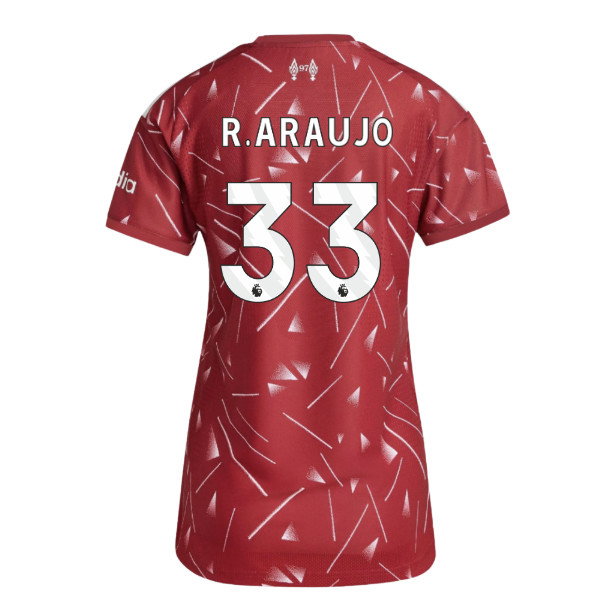 2026-2027 Liverpool Authentic Home Shirt (Womens) (R.Araujo 33)