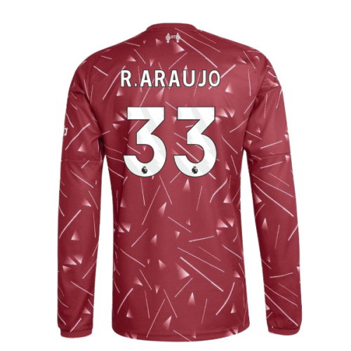 2026-2027 Liverpool Long Sleeve Home Shirt (Kids) (R.Araujo 33)