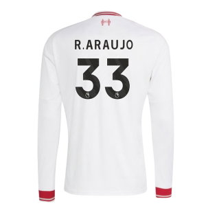 2026-2027 Liverpool Long Sleeve Away Shirt (R.Araujo 33)