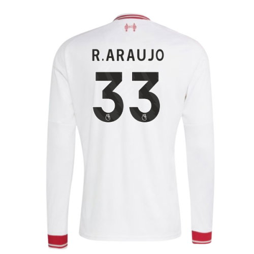 2026-2027 Liverpool Long Sleeve Away Shirt (R.Araujo 33)