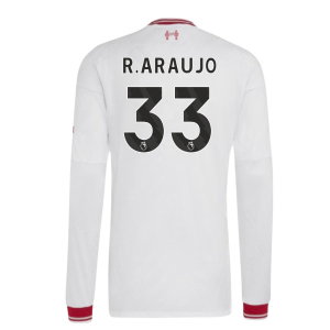 2026-2027 Liverpool Authentic Long Sleeve Away Shirt (R.Araujo 33)