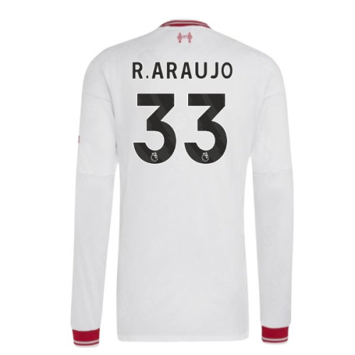 2026-2027 Liverpool Authentic Long Sleeve Away Shirt (R.Araujo 33)