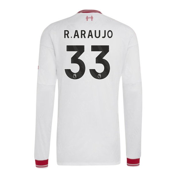 2026-2027 Liverpool Authentic Long Sleeve Away Shirt (R.Araujo 33)